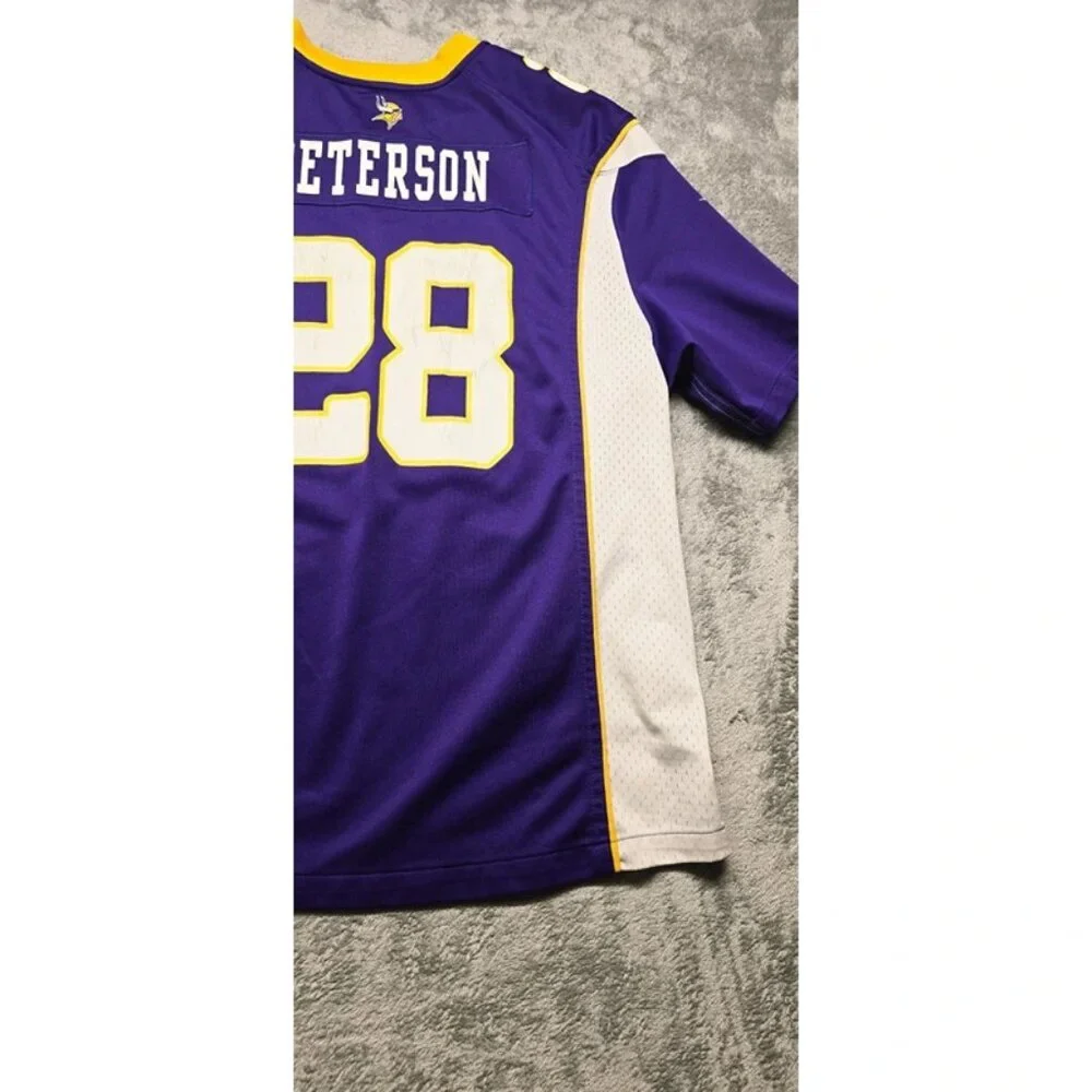 Nike On Field Adrian‎ Peterson Jersey Unisex X-large Purple Minnesota Vikings